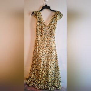 Studio M Ethereal Silk Floral Dress